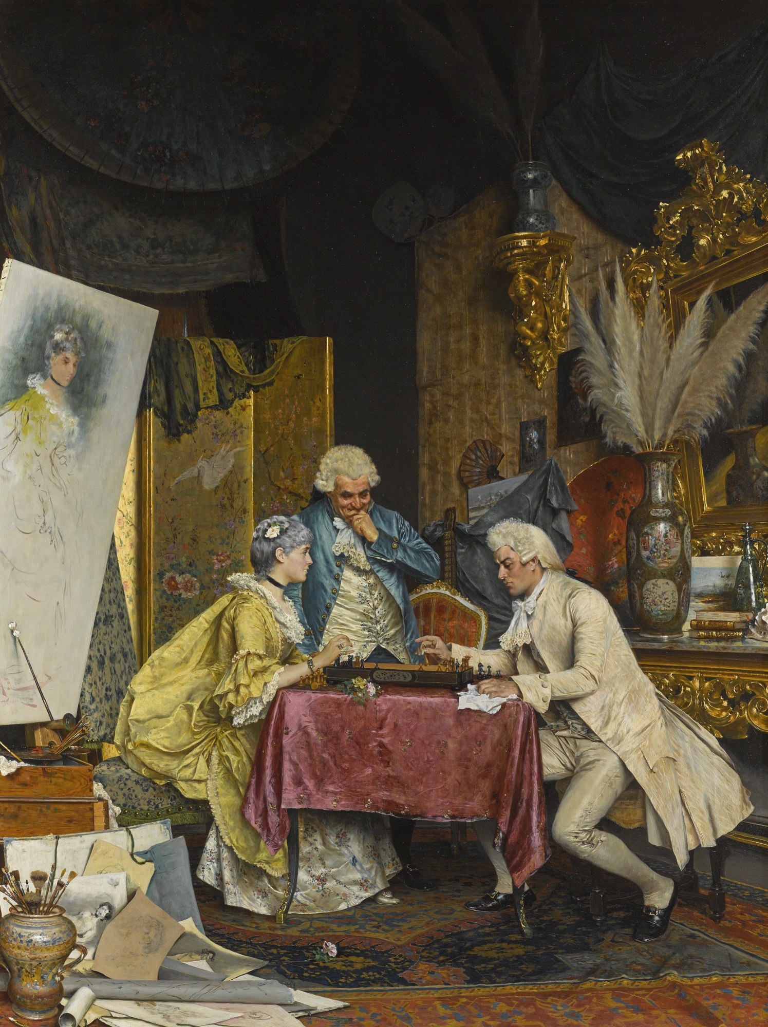 欧洲绘画艺术欣赏,来欣赏一幅画