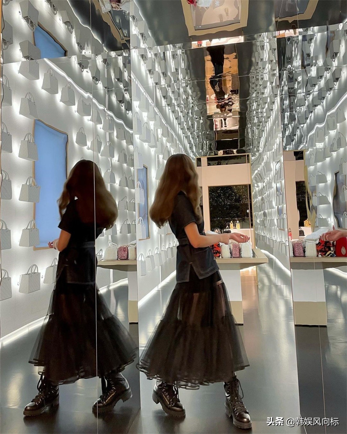 blackpink金智秀与迪奥,blackpink金智秀dior秀场