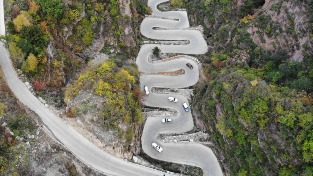 太行大峡谷挂壁公路自驾,郭亮太行大峡谷路线图