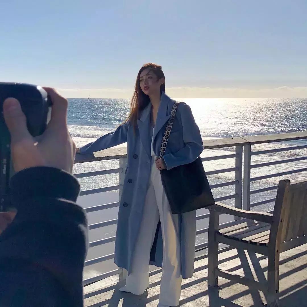 韩国小姐姐九分裤穿搭冬季,小姐姐的穿法你学会了吗