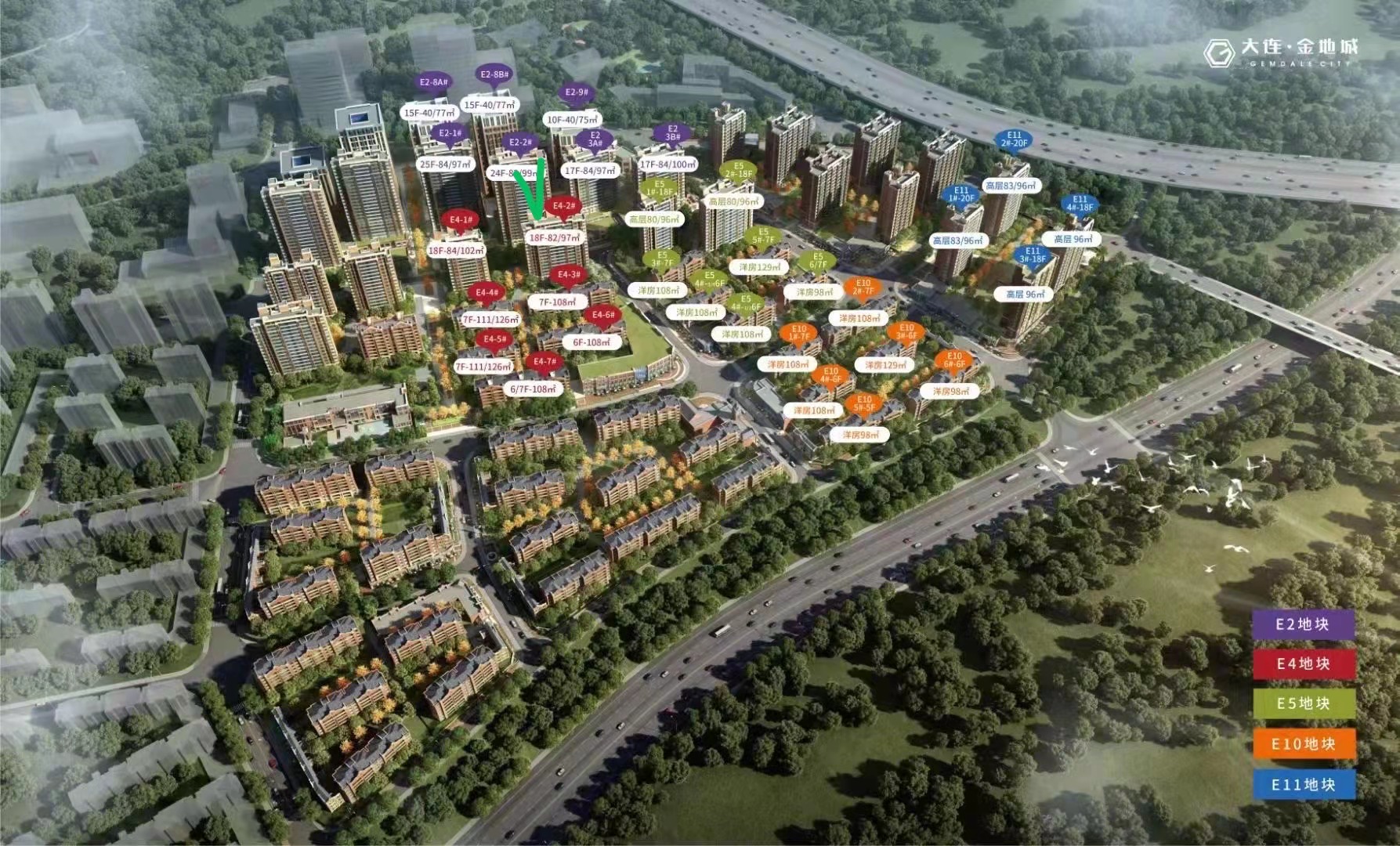 大连金地城140地块有升值空间吗,大连140地块金地城开盘现场直播