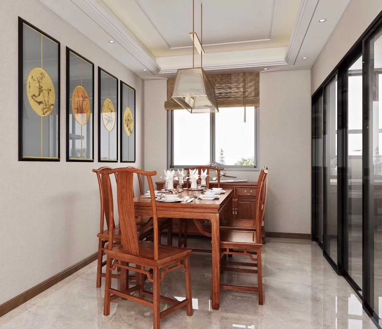 红木家具小圆餐桌怎么样,红木家具餐桌用什么桌布