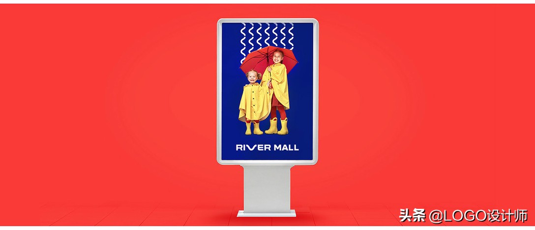 RiverMallbranding商场logo品牌形象设计