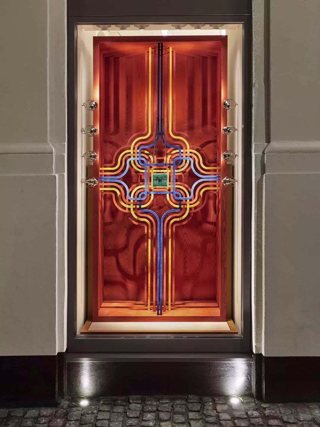 爱马仕橱窗展示设计手绘图,爱马仕2023橱窗设计最新款