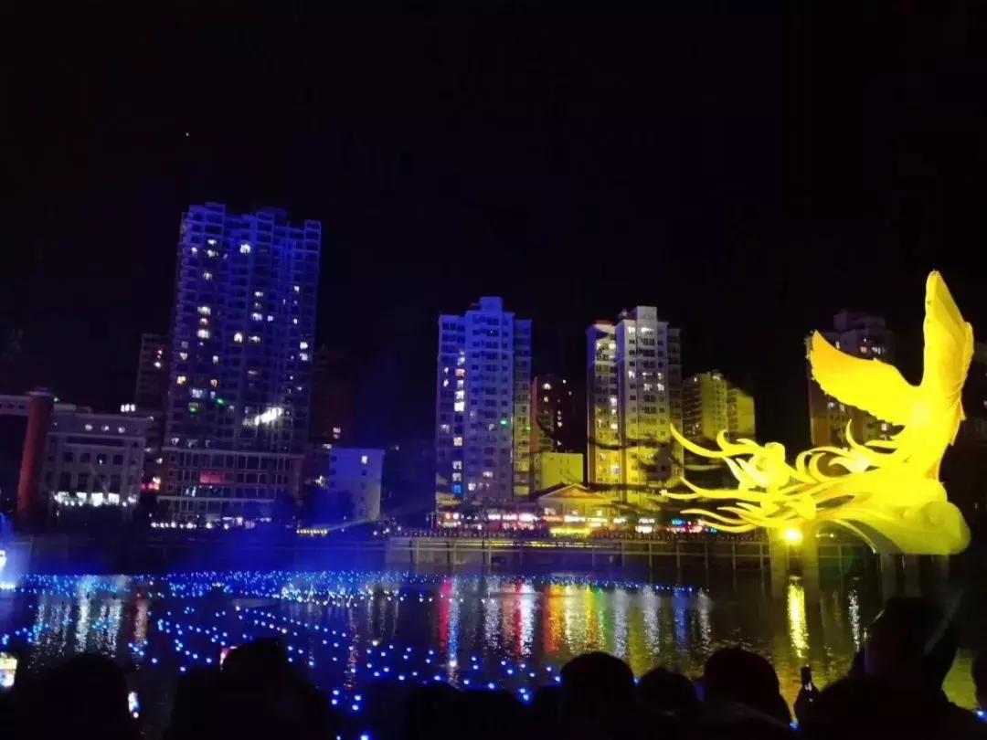 宝鸡灯光喷泉,美好的宝鸡音乐喷泉水景灯光秀