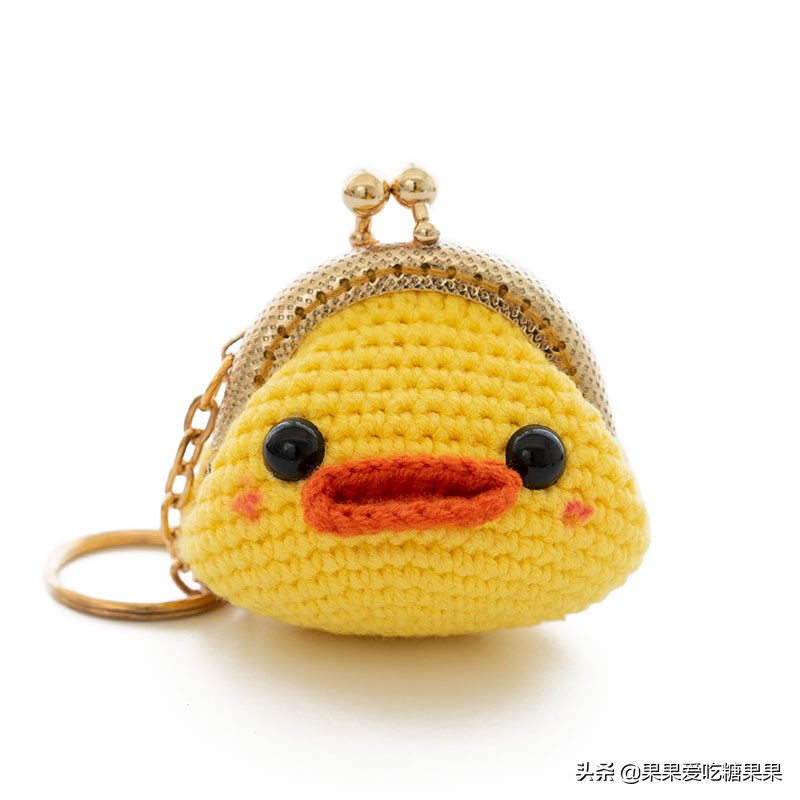 让人爱不释手的手工编织零钱包，迷你卡通造型口金包，附图解教程