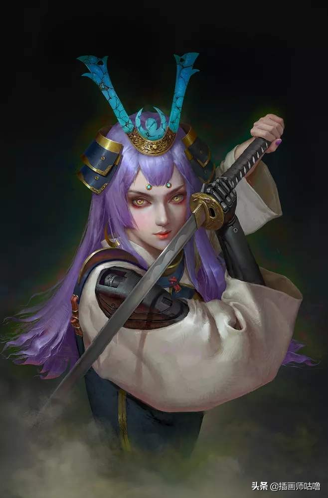 蜀山、剑侠情缘主笔，厚涂风插画艺术家、游戏概念设计师钟风华