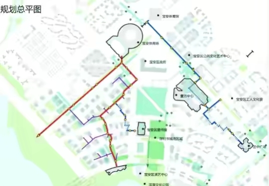 宝安滨海廊桥最新规划,深圳宝安网红打卡地彩虹滑道