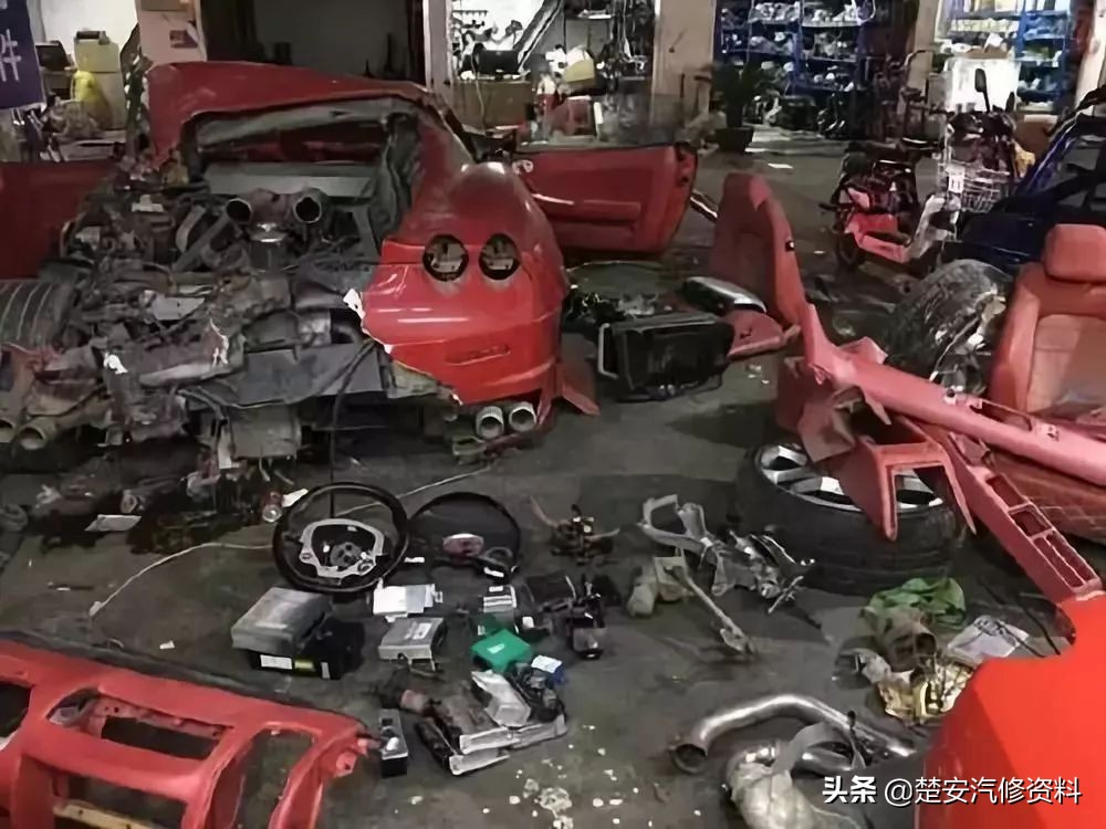 7万人民币开走法拉利！中国最神秘的4大汽配城，豪车50块一斤