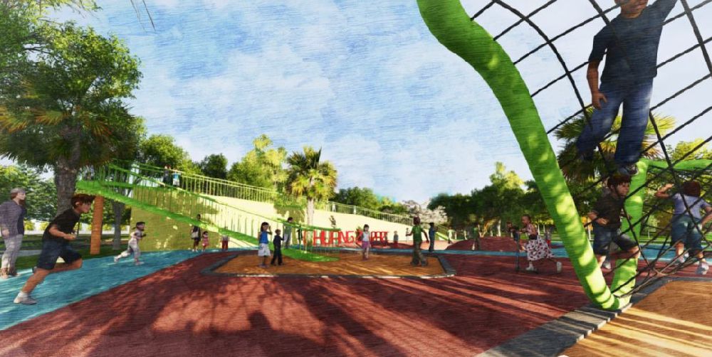 深圳北站公园足球场,深圳市中心公园足球场有多大