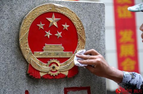 什么是国徽照片,我国的国徽的象征和寓意