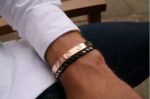 男士简约手串搭配,男人手串搭配