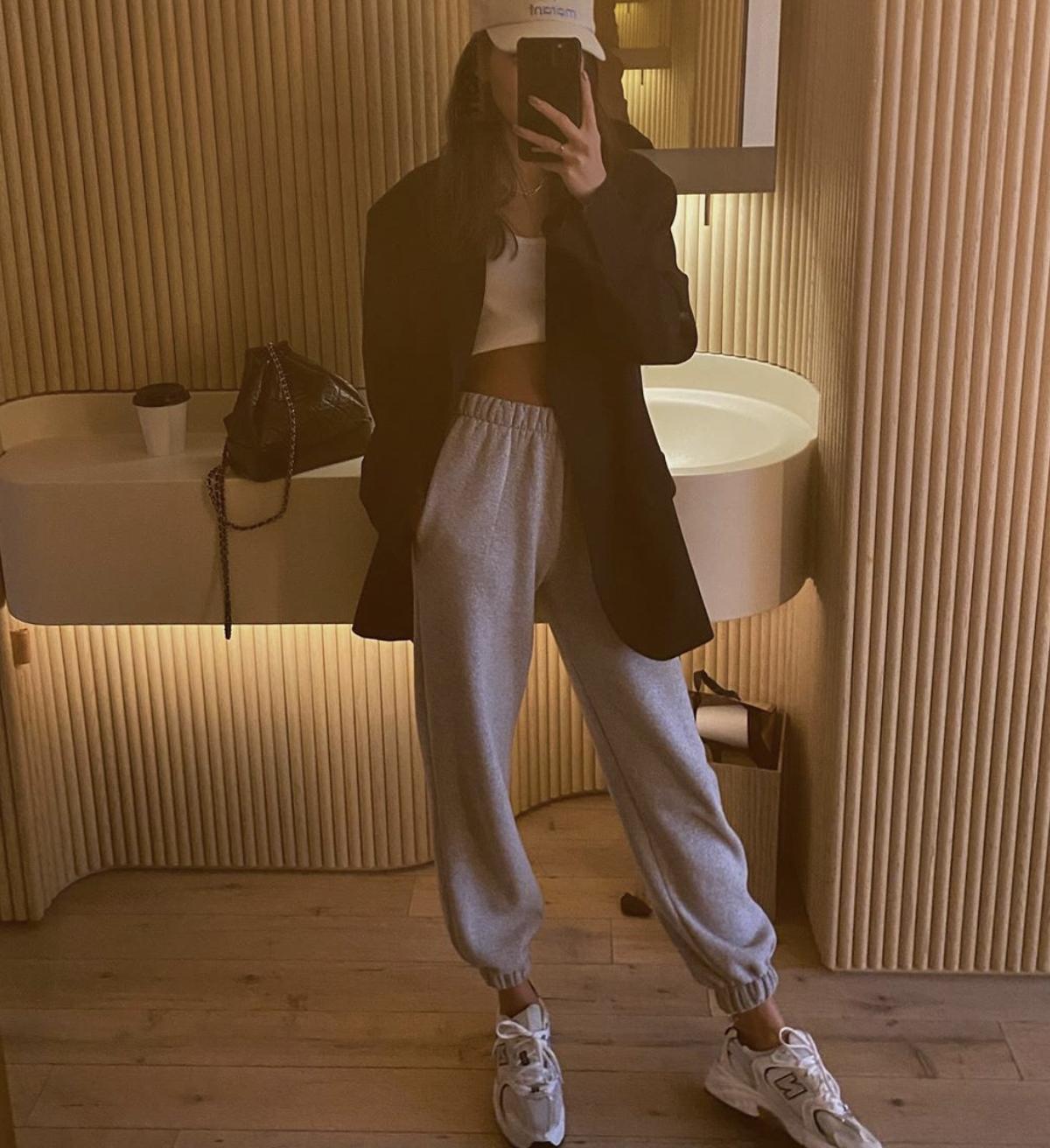 高街潮流慵懒风运动裤,高街ins潮裤子运动裤