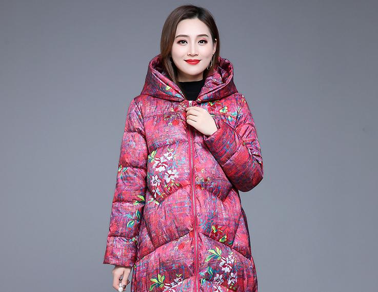 现代改良版花棉袄,改良版花棉袄女冬加厚加绒
