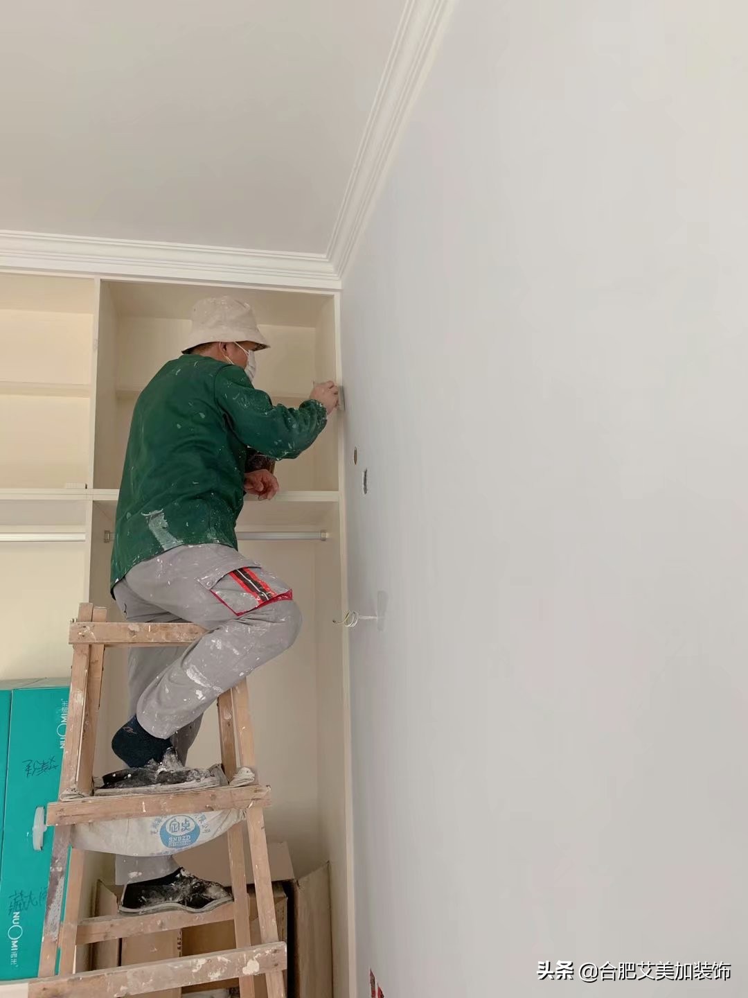 墙面带色乳胶漆打磨效果图,墙面刷乳胶漆的效果图