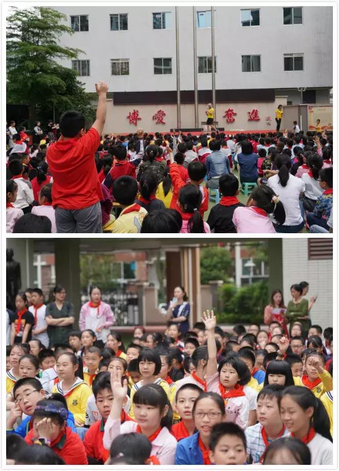 钱塘小、中山小千人晨会，看约克英语外教如何轻松hold住全场！