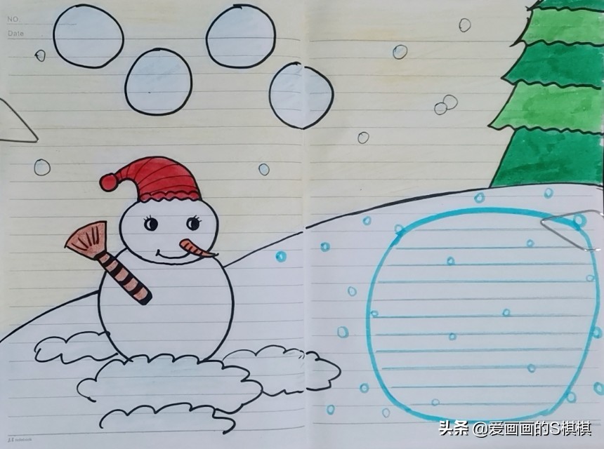 50张万能手抄报模板合集,我的寒假生活手抄报简易版2022