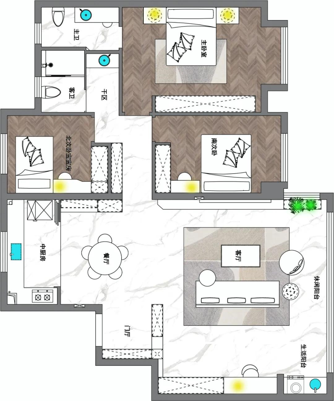 不同半包价格能装出什么样的家？拿了14套案例给你们参考，收藏吧