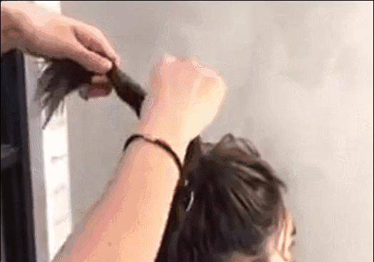 50岁洋气马尾扎法,清纯高马尾怎么扎