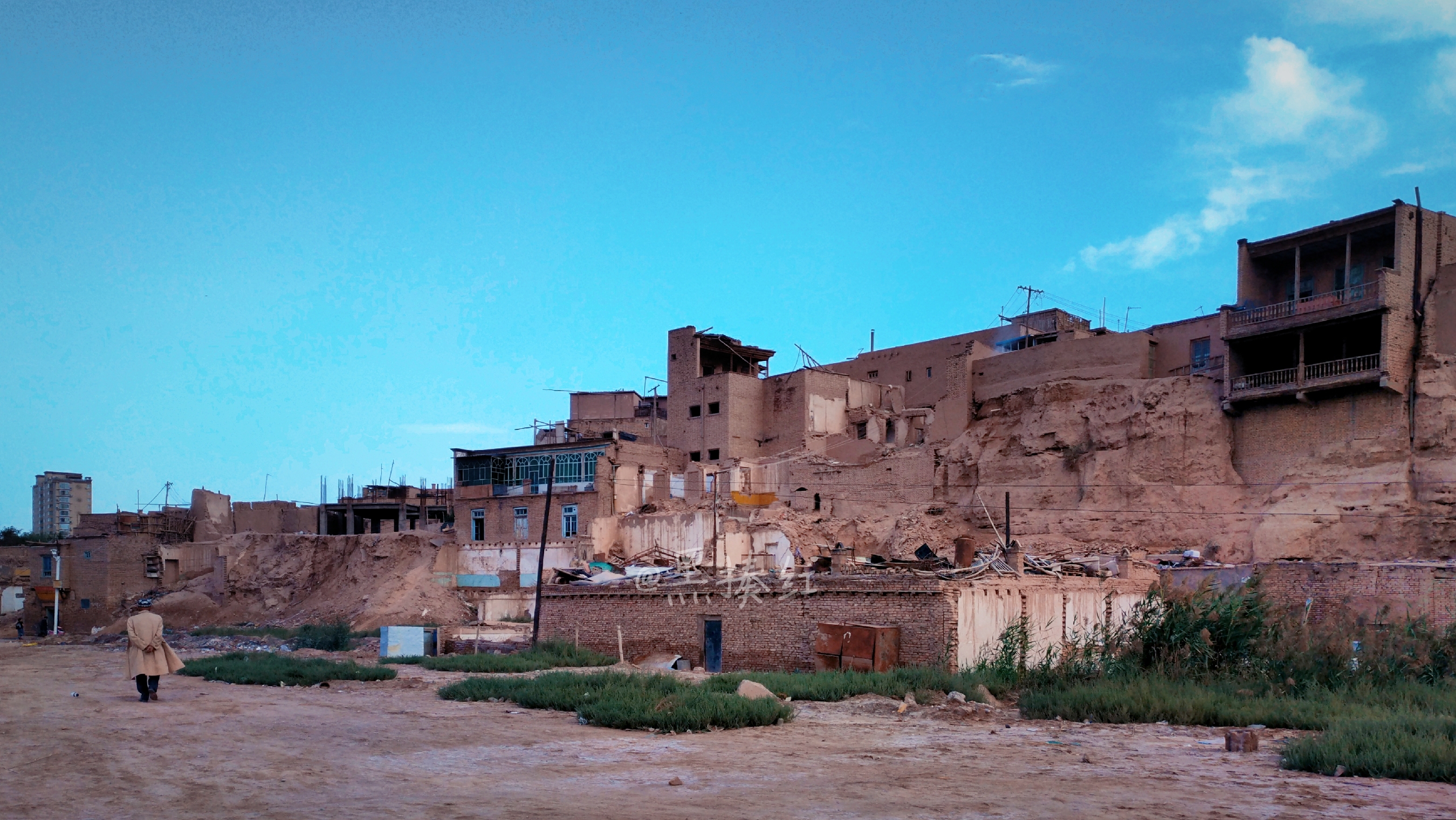 喀什古城废弃房屋,喀什废墟古城