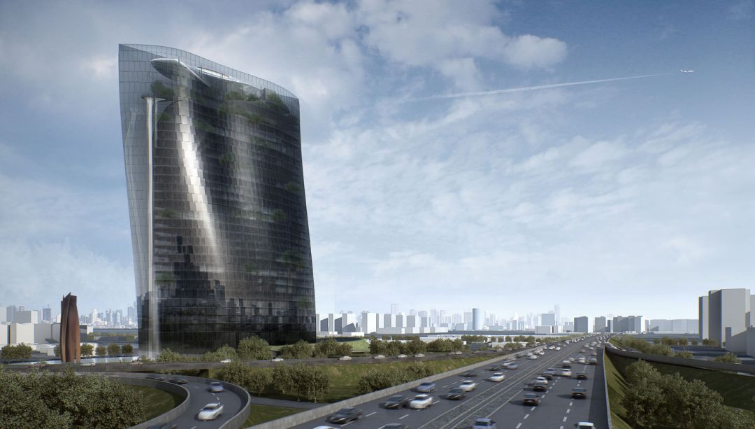 高层建筑素材科技感,高层建筑效果图素材