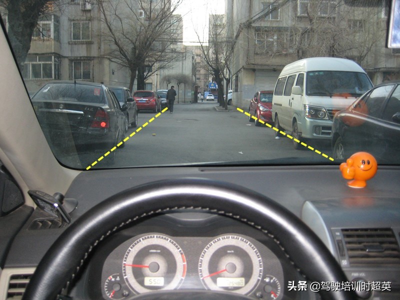 转弯过程中如何判断两侧间距,开车如何判断两侧行人的间距