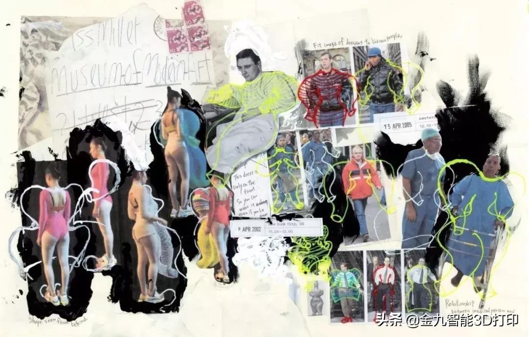 以精神分裂为灵感,用3D打印笔描绘灵魂曲线、人性色泽