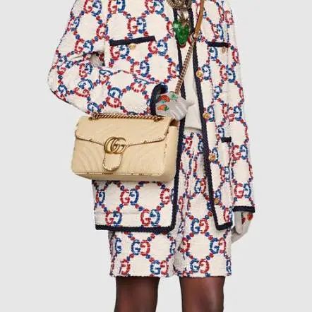 萌炸了！Gucci马卡龙系列GGMarmont向你丢了一颗糖果