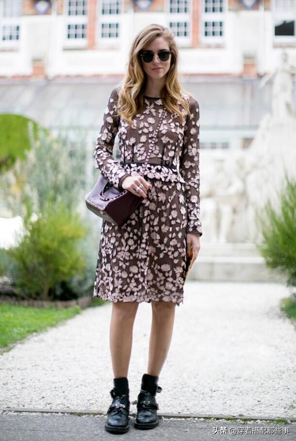 半身碎花裙夏日穿搭,夏日甜茶碎花裙