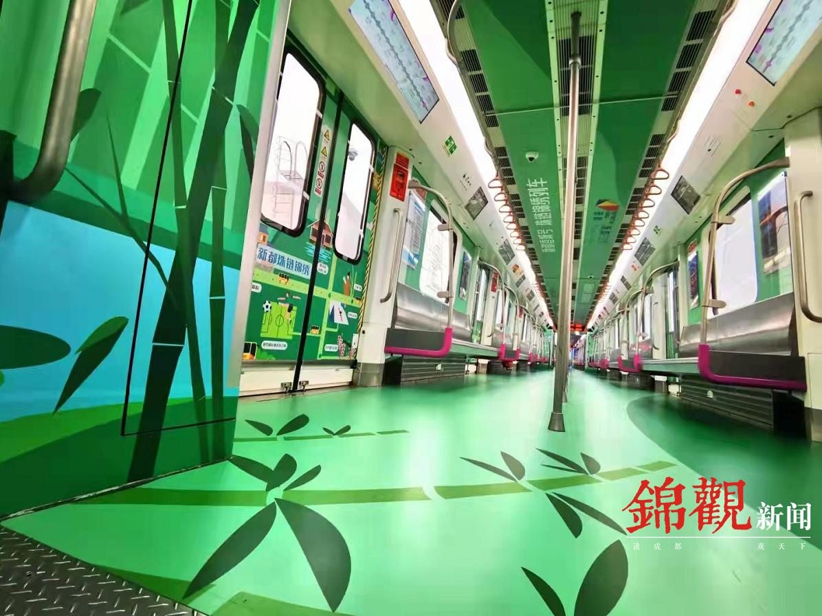 地铁5号线简笔画,成都地铁五号线涂鸦列车