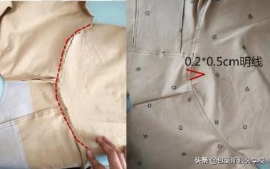 儿童插肩英伦式风衣裁剪图,落肩袖风衣外套的裁剪方法