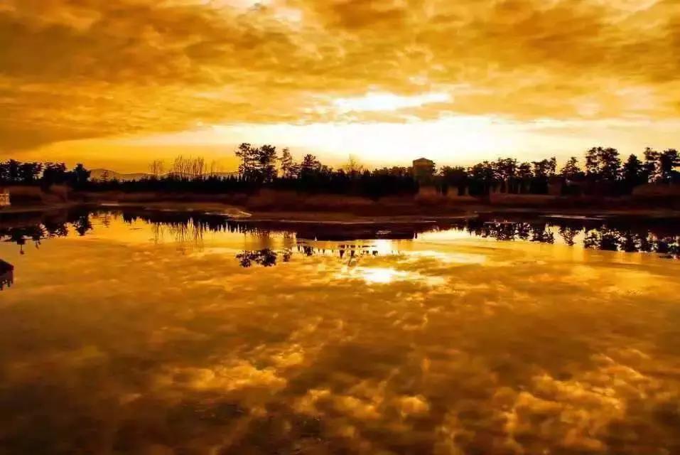 乳山朝霞,威海乳山海边看日落