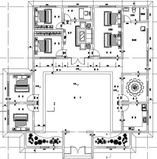 农村一层自建房简易户型推荐,农村一层简易小户型自建房户型图
