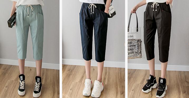 七分裤时髦但必须会搭配,这么穿低调不失时尚,好看好看