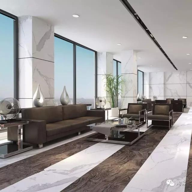 600*1200瓷砖的火爆是有原因的,不同铺贴方法拼起来好惊艳