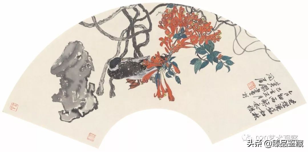 水墨花鸟画及赏析,中国画与西洋画赏析