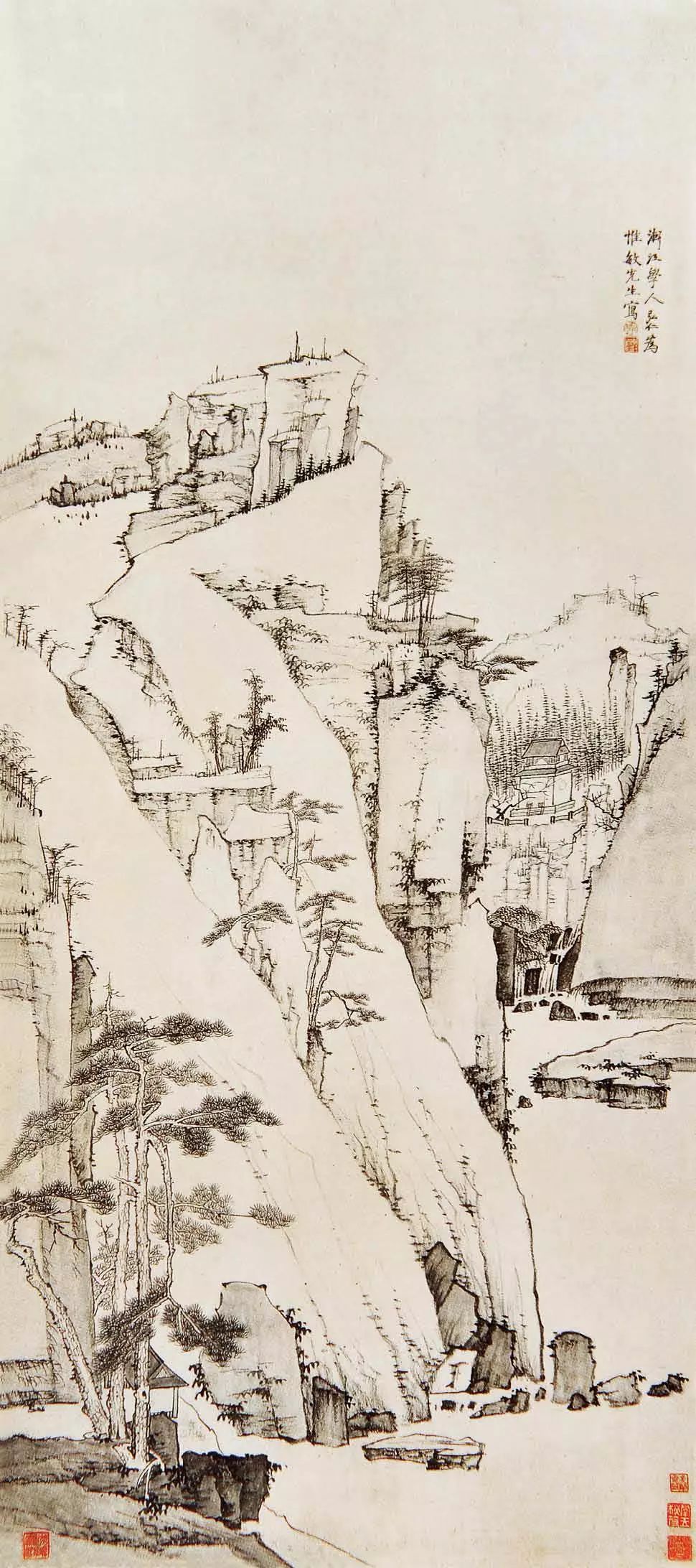 渐江：画禅诗癖足优游，新安画派的开创大师作品欣赏