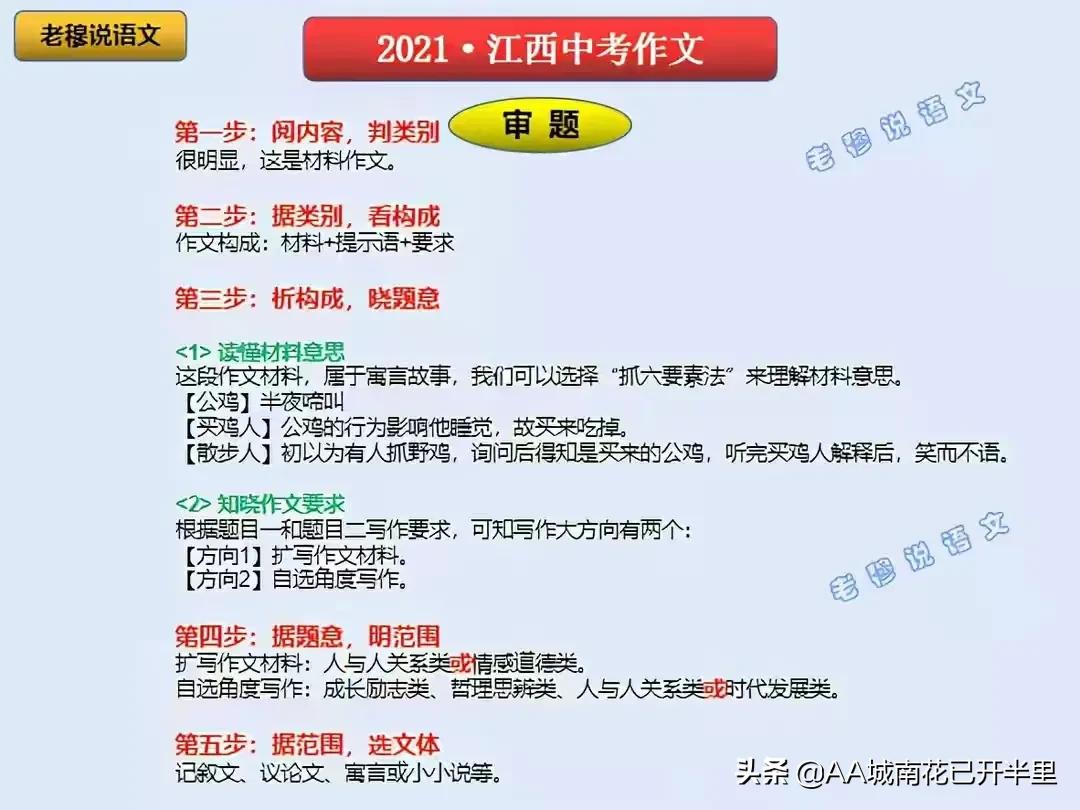 江西中考作文没写鸡怎么办,江西中考语文作文题一只鸡