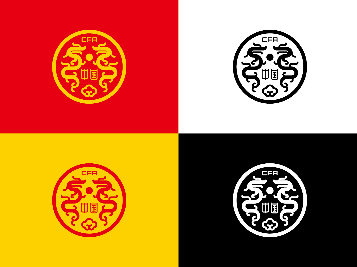 中国足球国家队队徽logo演变史,足球队徽霸气logo