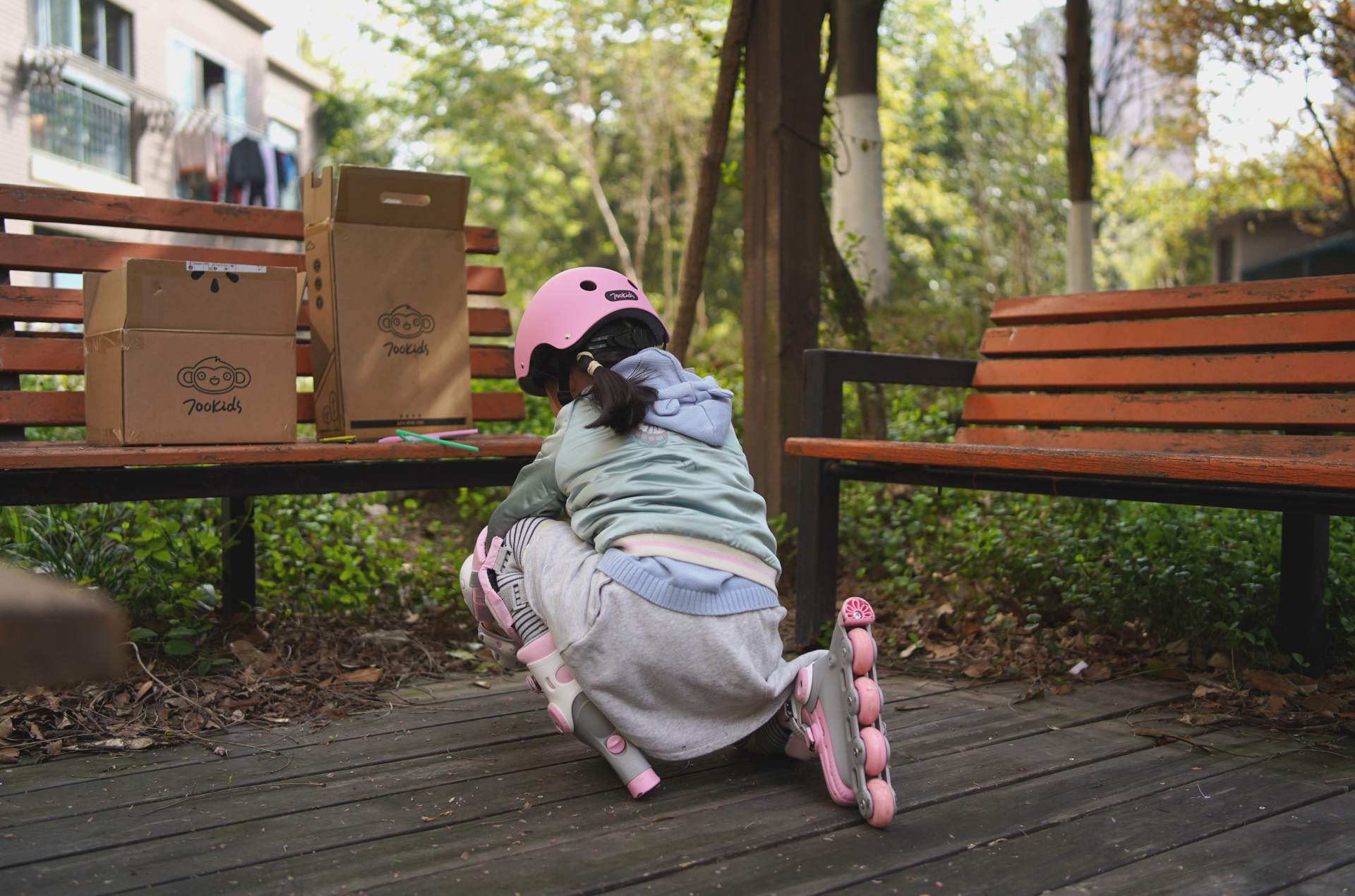 柒小佰儿童轮滑护具,柒小佰轮滑推荐