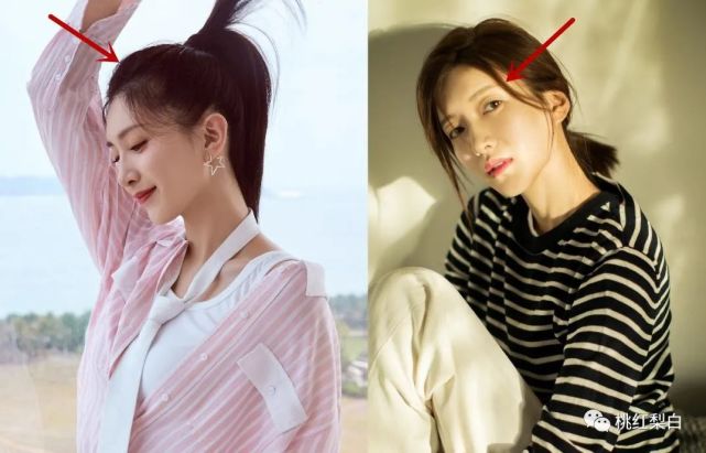 小眼睛厚嘴唇塌鼻梁的女明星,大眼小脸女明星