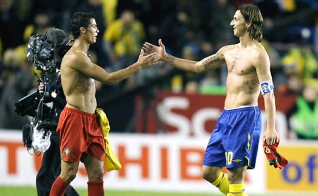 c罗和伊布谁更自律,c罗与伊布