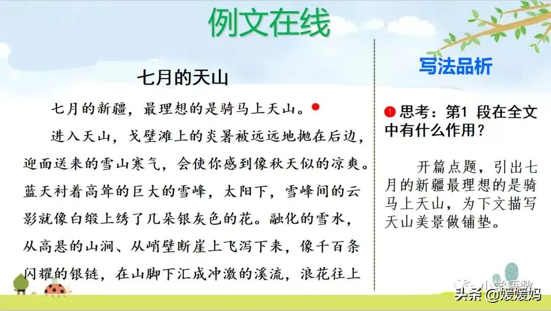 四年级下册语文我的奇思妙想例文,四年级下册语文第一单元作文例文