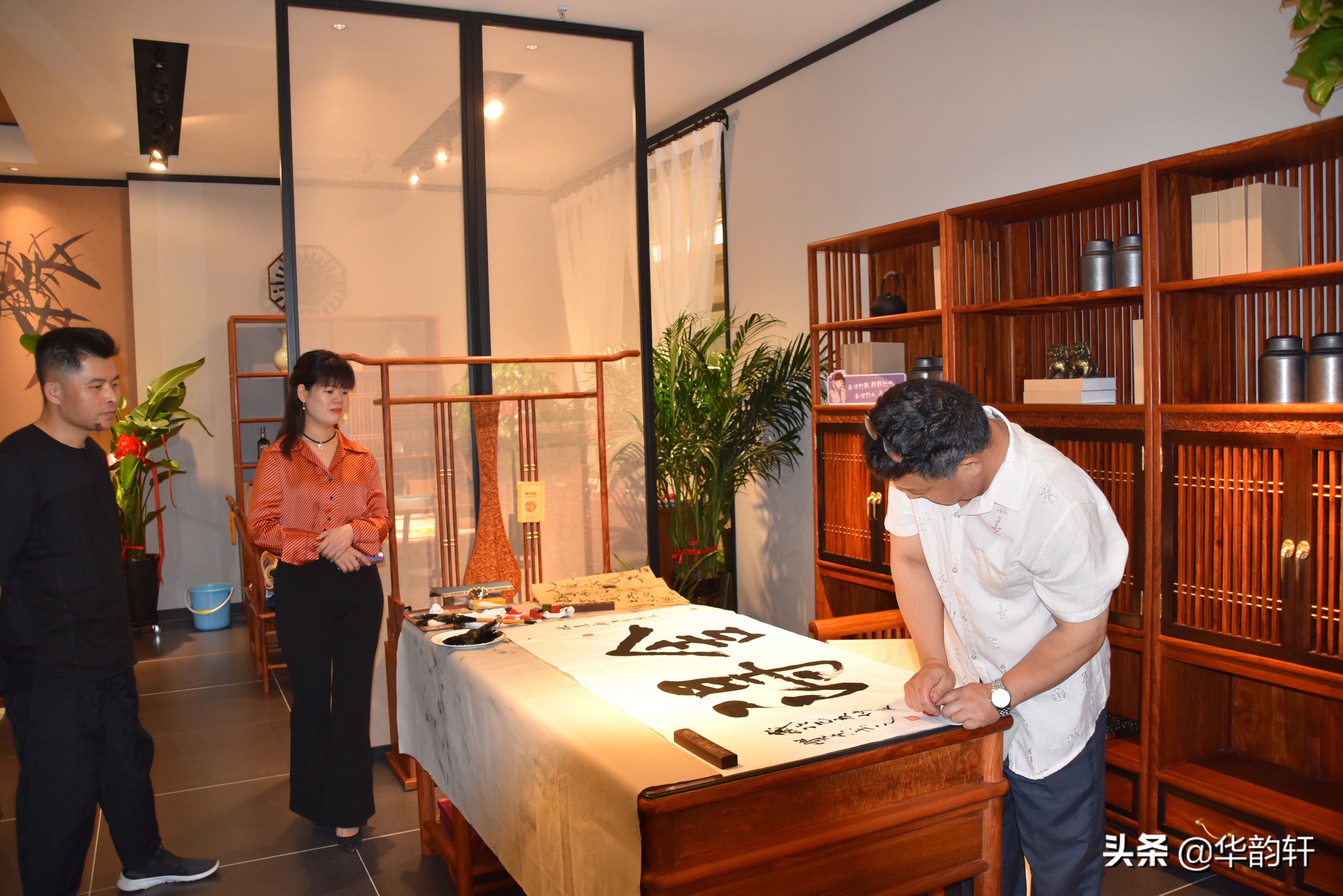 书画家周同强,书法家周同强