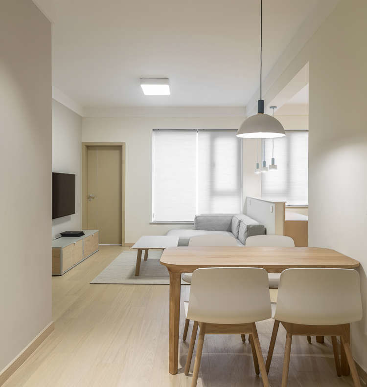 50-60平米小户型设计轻奢奶油风,能温暖人心的永远不是钱财和外貌