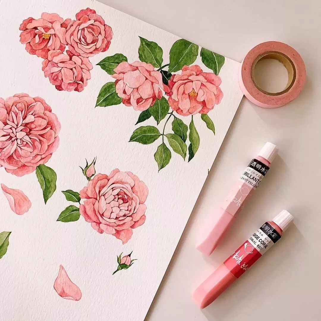 画画一定要学会留白,画画就是要大胆