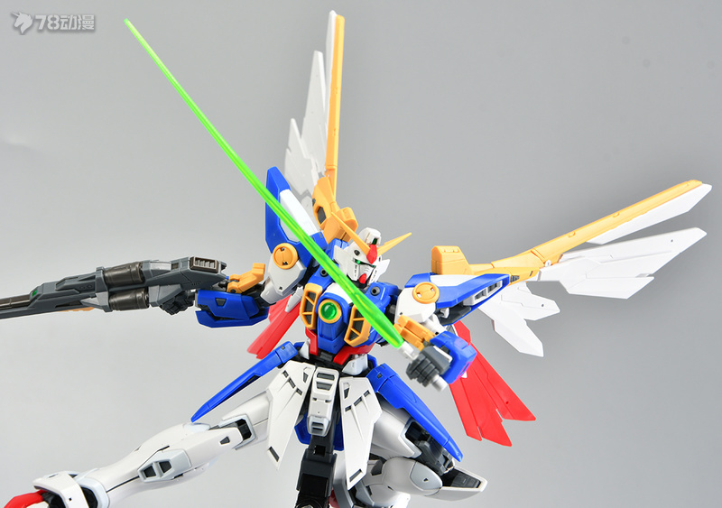 万代高达rgrx78-2,万代rg飞翼零式高达