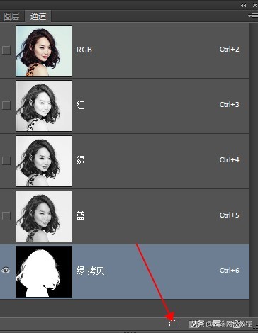 ps通道人像抠图,ps怎么用通道抠人像