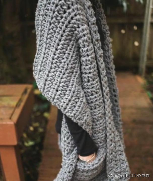 针织围巾新款图片大全,最新款围巾百搭又洋气针织