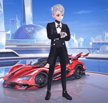 qq飞车手游东北大花袄服饰,手游qq飞车黑色礼服